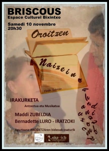 Pièce de théâtre « OROITZEN NAIZENO »