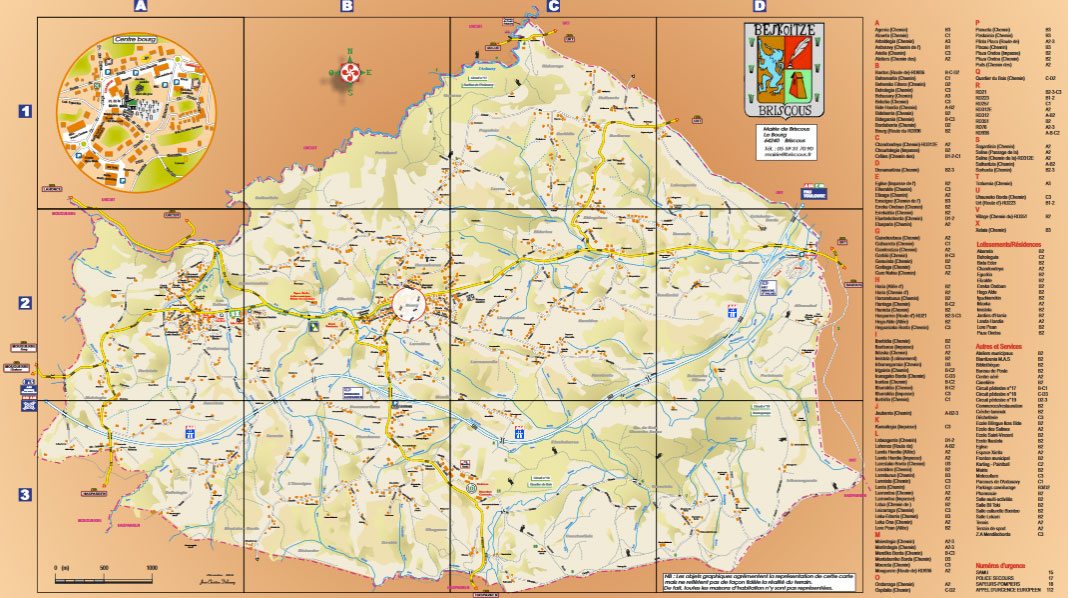 plan de la commune