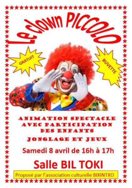 Spectacle du clown PICCOLO