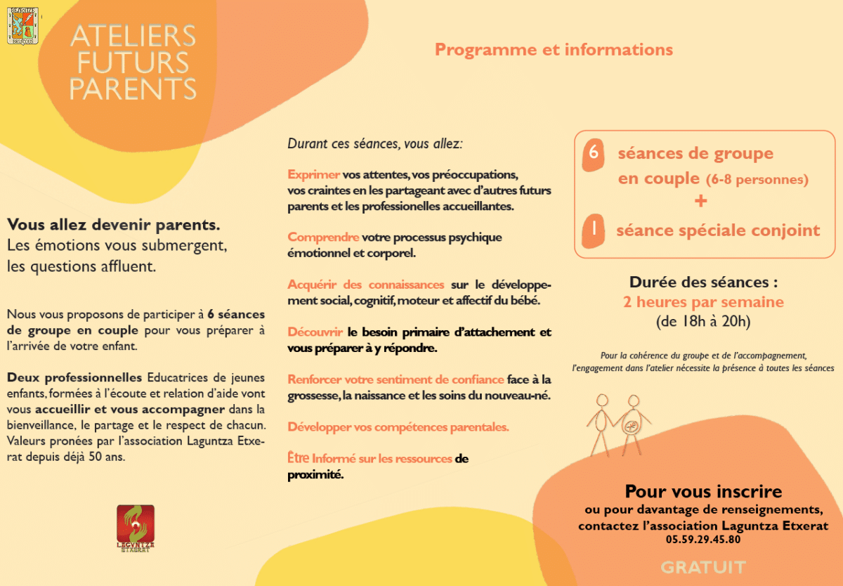 Ateliers futurs parents - Site Officiel de la Commune de Briscous