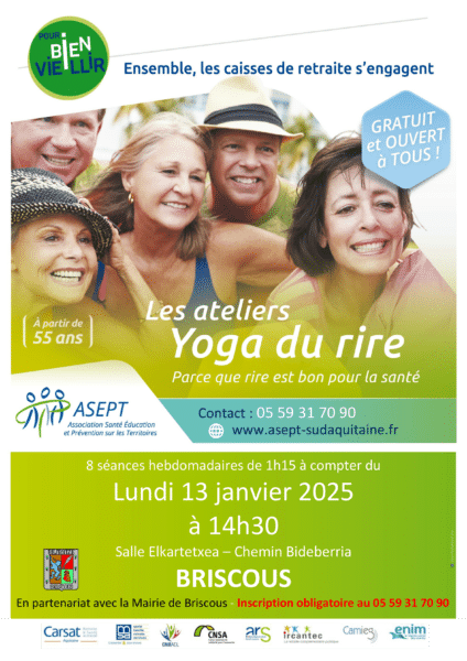 Les ateliers  “Yoga du rire”