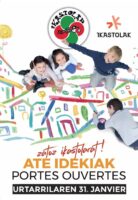 « Ate idekiak antolatzen ditugu Urtarrilaren 31n larunbatarekin goizeko 9etatik 12arte !