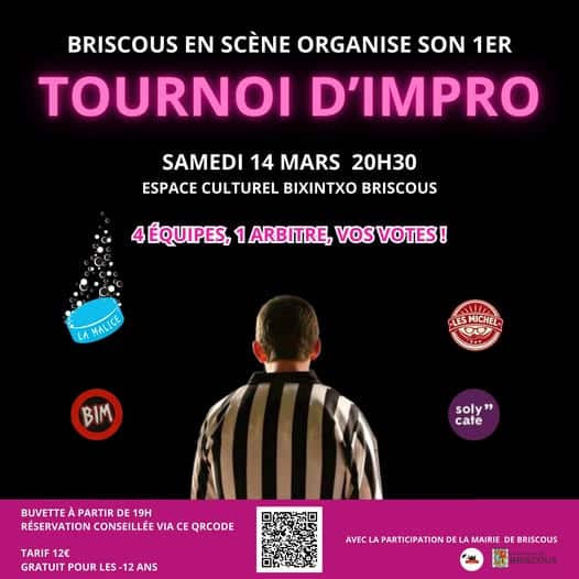 TOURNOI D’IMPRO – 4 TROUPES VONT S’AFFRONTER !