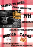 « Esprit Guinguette » avec le Trio « MA FAUTE A NOUS »