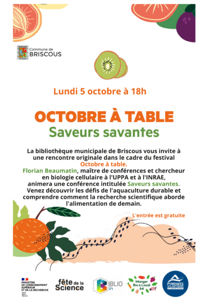 Octobre à table